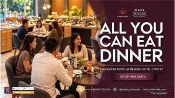 Temukatsu Resto Tawarkan All You Can Eat Nusantara di Nemuru Hotel Ciputat